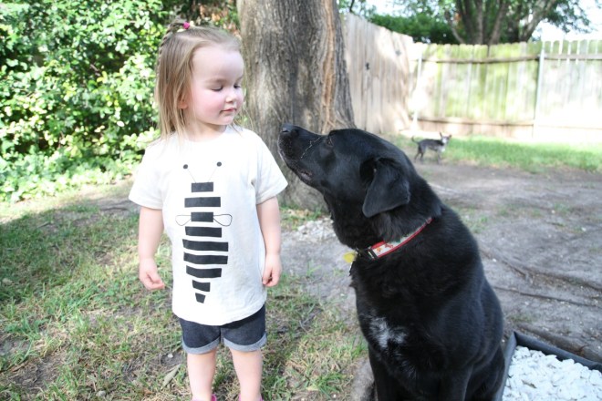 toddler and dog | bebewears.com